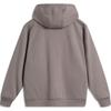 Li Ning China Color Series Einfarbig Locker Kapuzen-Reißverschluss Langarm Sweatshirt Herren Sweatshirt Baumgrau Braun AWDU659-5