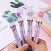 1Pc Colors Korean Ins Cute Butterfly Ballpoint Pen Student Stationery Sequins Rollerball Pen Multi-functional Office Pen Gift Back To School Season