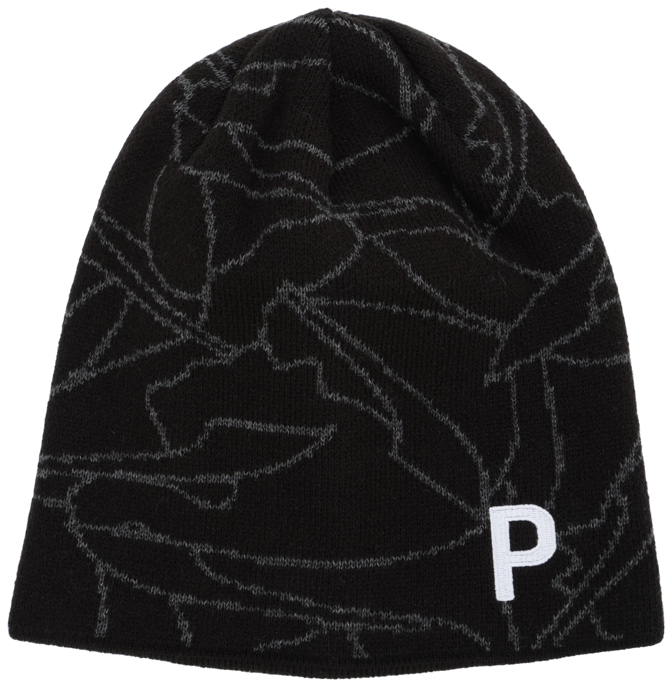 

Golf Reversible Graphic Beanie 025303 Black [PUMA] Men s