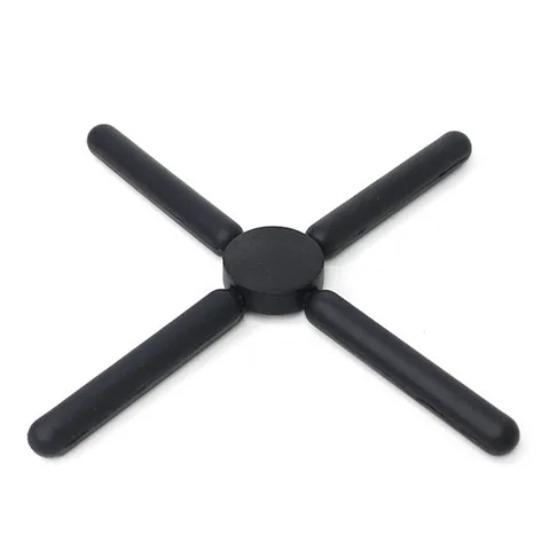 Foldable Non-Slip Pot Pan Mat Table Silicone Heat Resistant Pad Cross Holder Coaster Placemat Dish Plate Kitchen Accessories