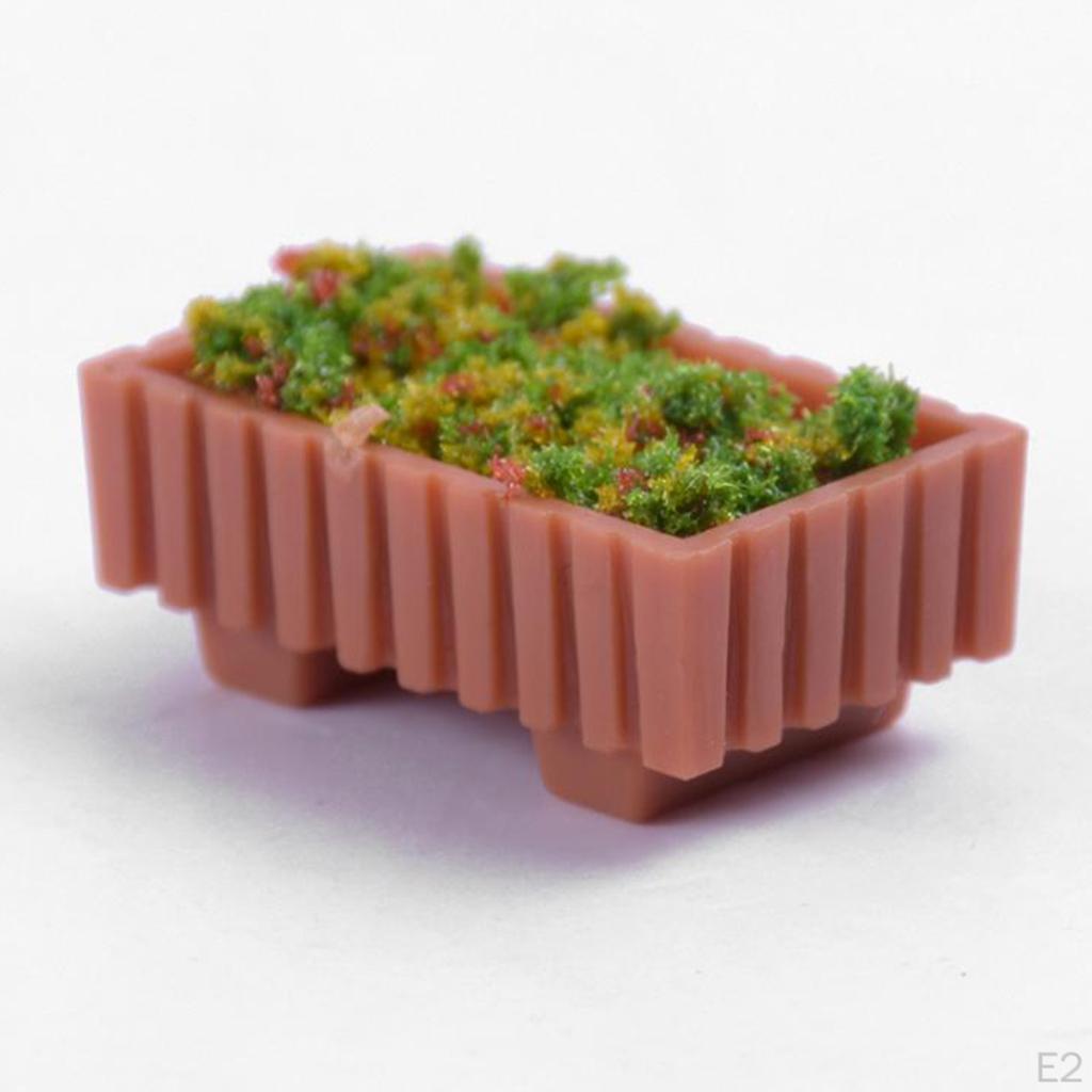5 Pieces Plastic S Miniature Landscape for Fairy Garden Dollhouse Decoration