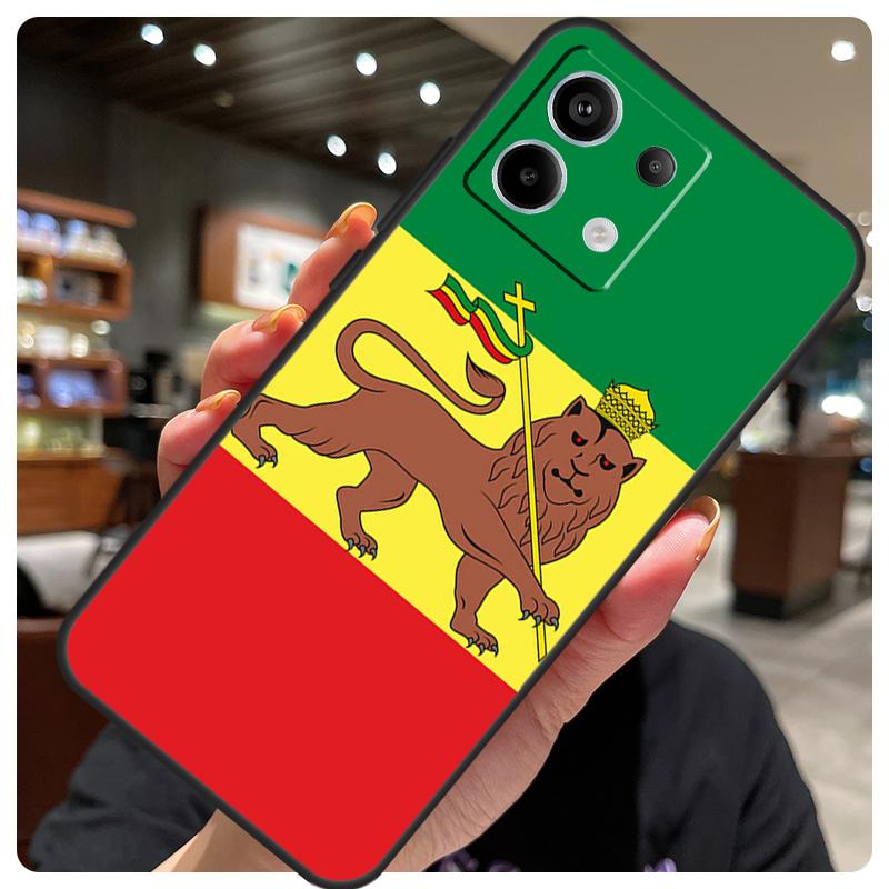 Ethiopia Flag Case For Xiaomi Redmi Note 13 12 9 10 11 14 15 Pro Plus Cover For Redmi 14C 10C 12C 13C 15 C