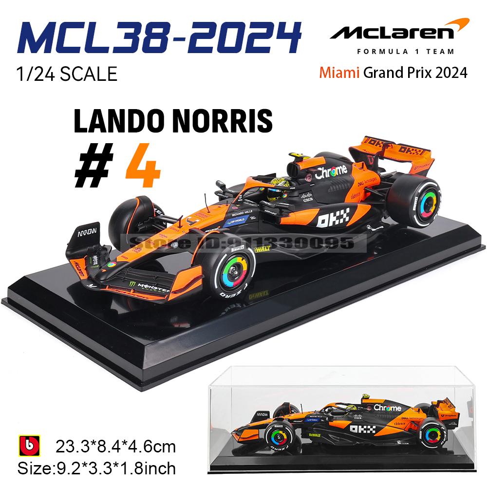 JCG1 Bburago 1:24 2022~2025 F1 Ferrari SF23 Red Bull RB19 RB18 Mercedes Benz W14 McLaren MCL38 alloy car model toy serie collection