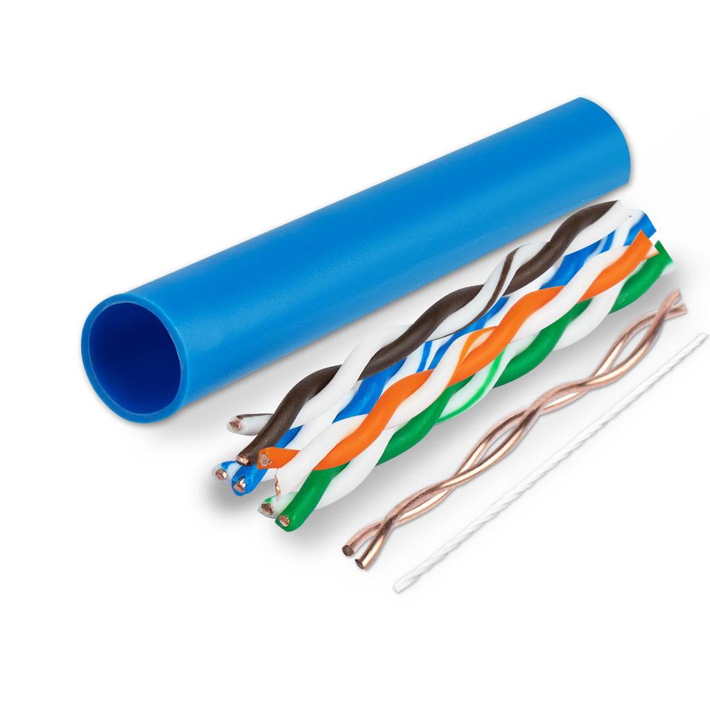 Cat5e 0,5 m Twisted Pair Netzwerkkabel, 64-adriges Geflecht
