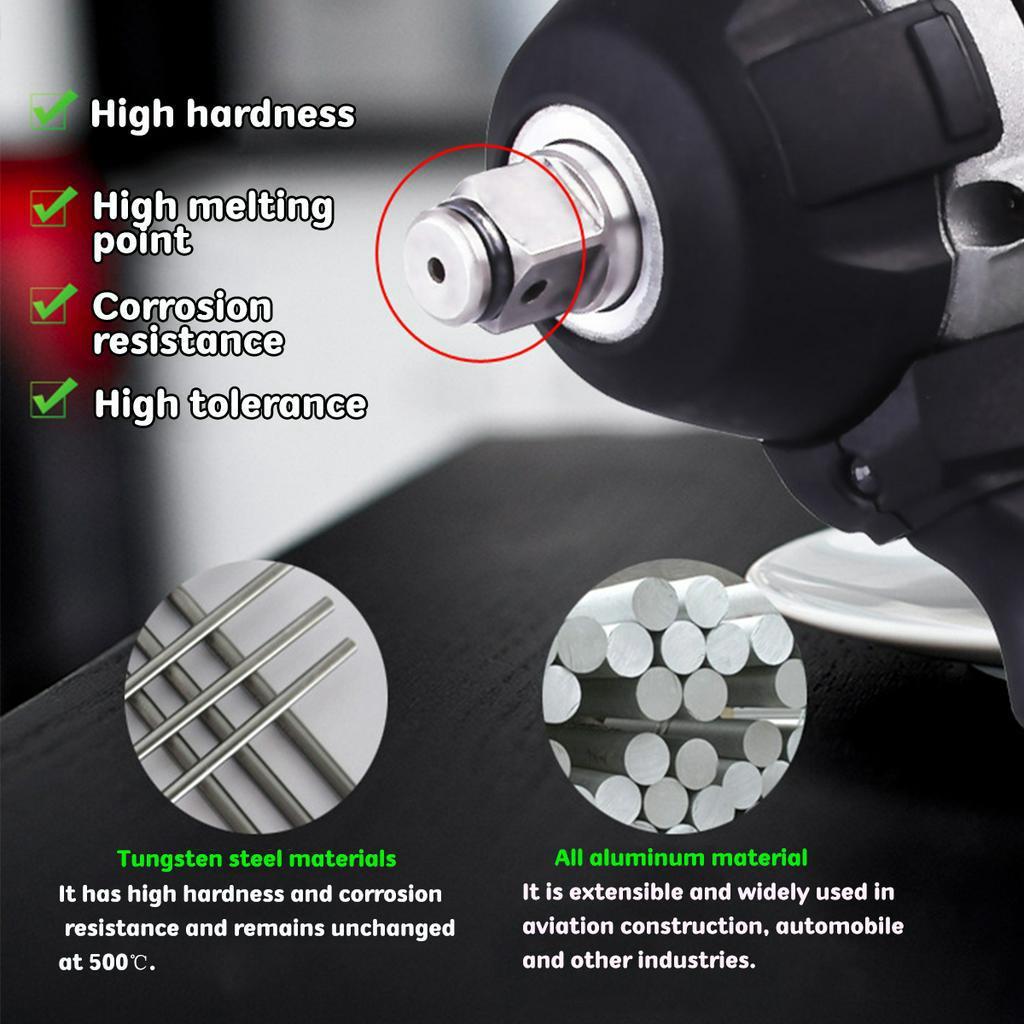Electric Impact Wrench 21V Infinitely Cordless Speed Brushless Impact Electric Wrench Rechargeable Lithium Battery