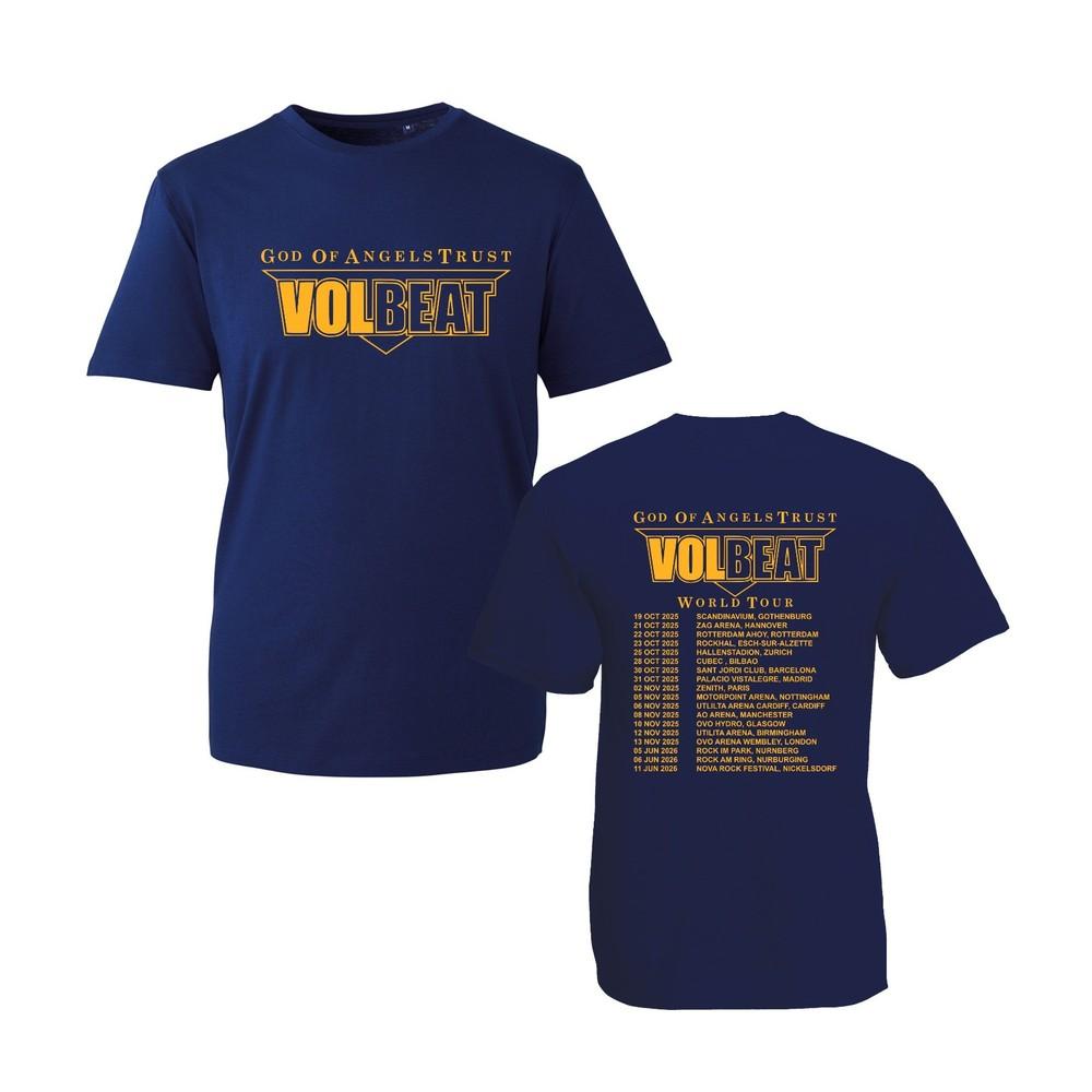 VolBeat God Of Angels Music Band TShirt Concert Tour Iconic Album Tee Unisex S