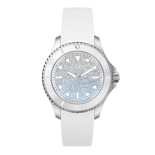 

Ice-Watch ICE Steel-Lo White Blue Ice Steel Watch 020370 White