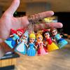 Cartoon Princess Keychain Pendant Bag Small Pendant Frozen Snow White Princess Blind Box Doll