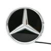 Car Sticker 2025 Hot For Mercedes Benz Chrome Silver And Glossy Black  Car Front Grilled Star Emblem Illuminated Logo For Merced