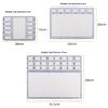 Felt Beading Mat Rectangle Felt Bead Design Boards With Centimeter Alphabetic Scale Beads Tray Bead Pads For Art Crafts