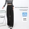 Women's High-Waisted Banana Wide-Leg Pants