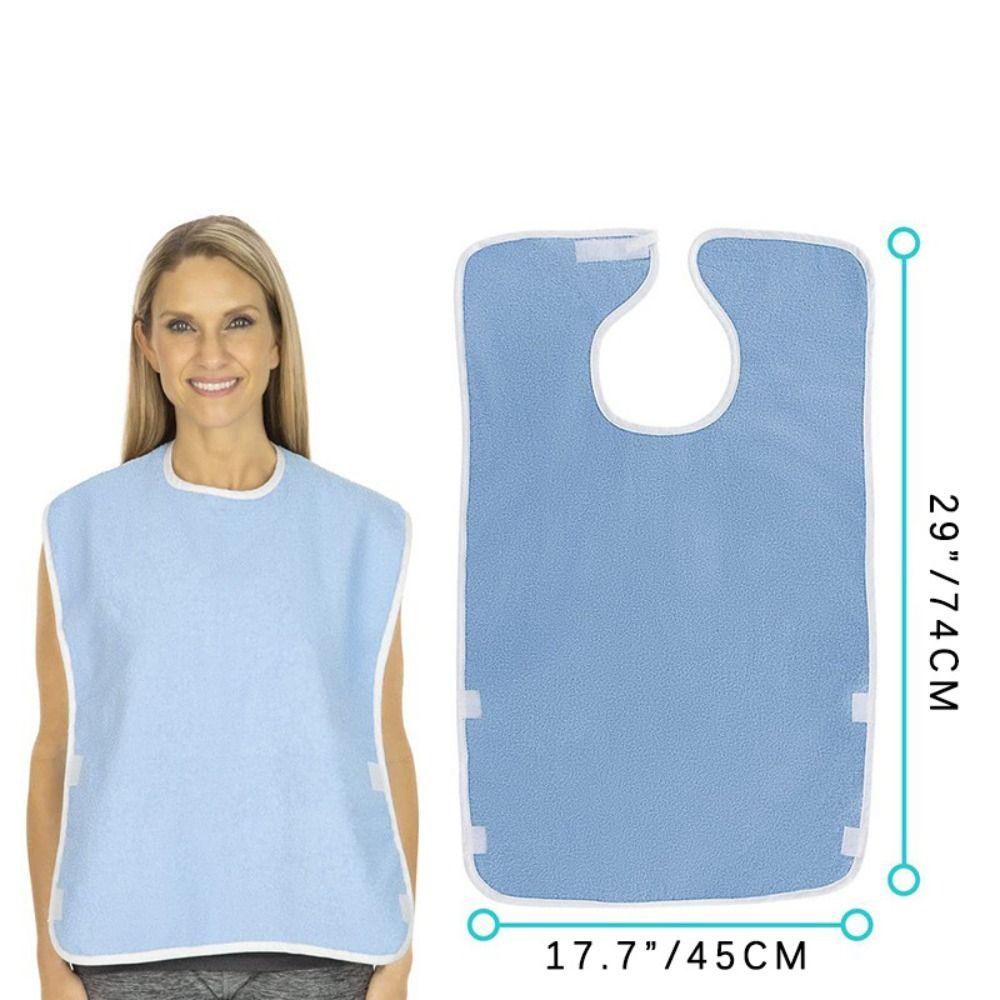 Waterproof Elderly Bib Anti-oil Saliva Towel Rice Pocket Bib  Mess-Free Diet