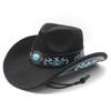 Traditional Ethnic Style Western Cowboy Hat With Sun Protection For Vacation Travel