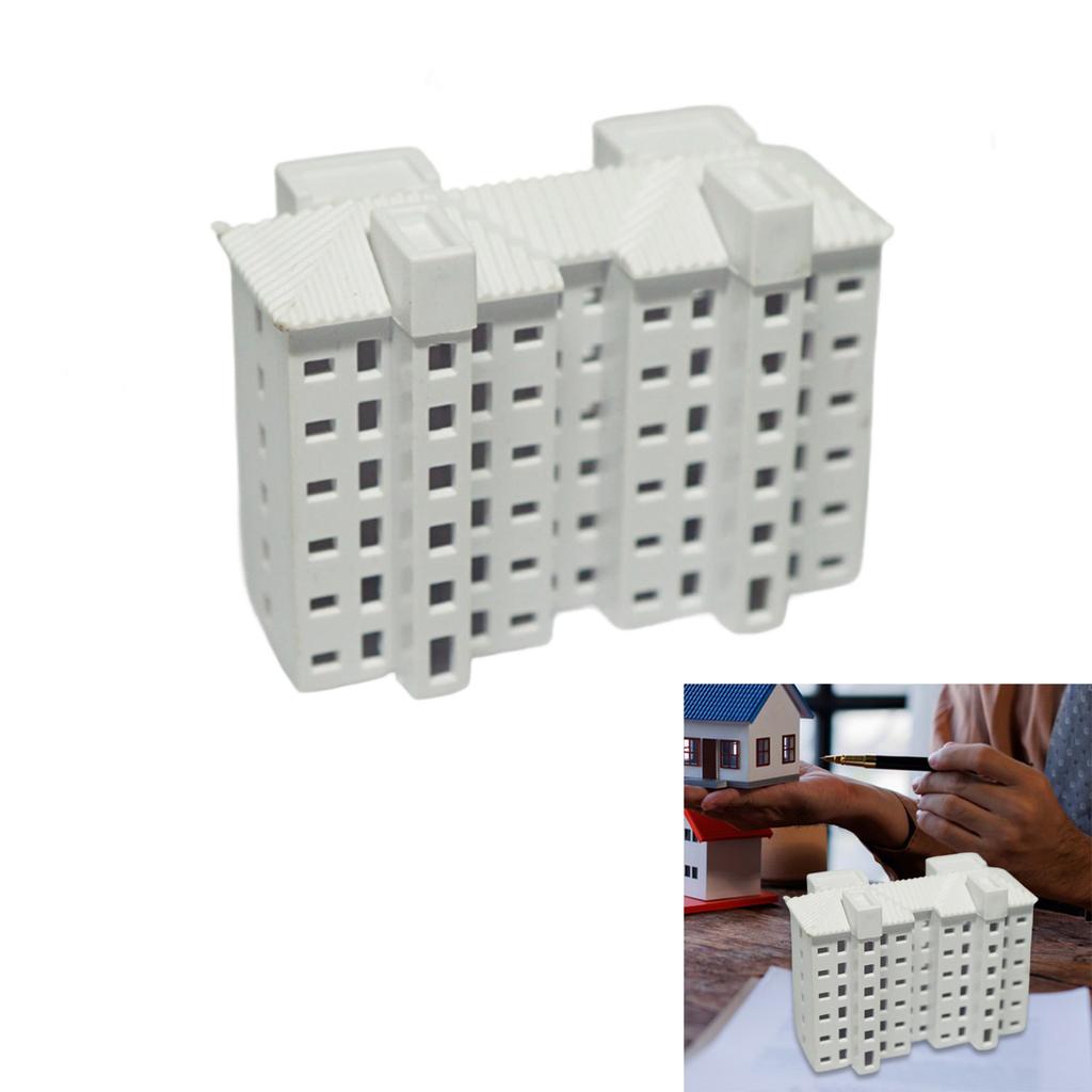 N Scale 1:500 Apartment Building Assembling Model Outland Realism Scene Sand Table Buildings Model for Spray Painting