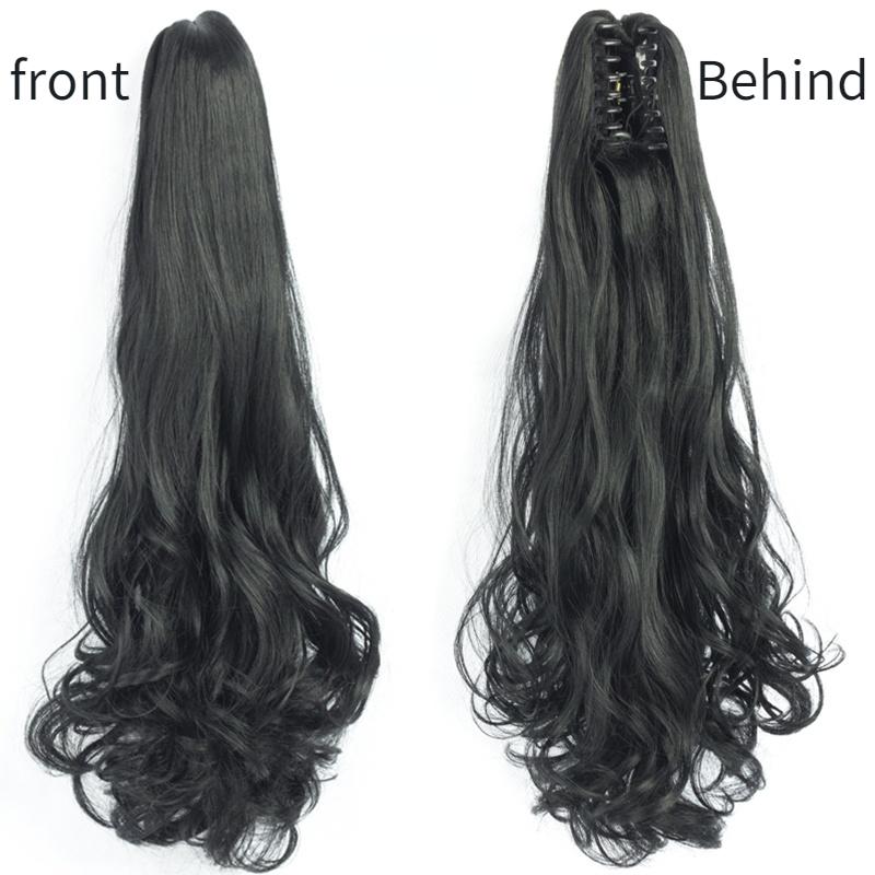 

MERISIHAIR зажим для наращивания волос на конском хвосте, синтетические волосы для наращивания хвоста для женщин, накладные волосы с конским хвостом, шиньон 22inches&China