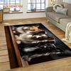 3D Cute Dog Samoye, Chihuahua, Husky, Koki Cartoon Rug Carpet for Living Room Bedroom Home Decor,Non-slip for Sofa  Doormat Gift
