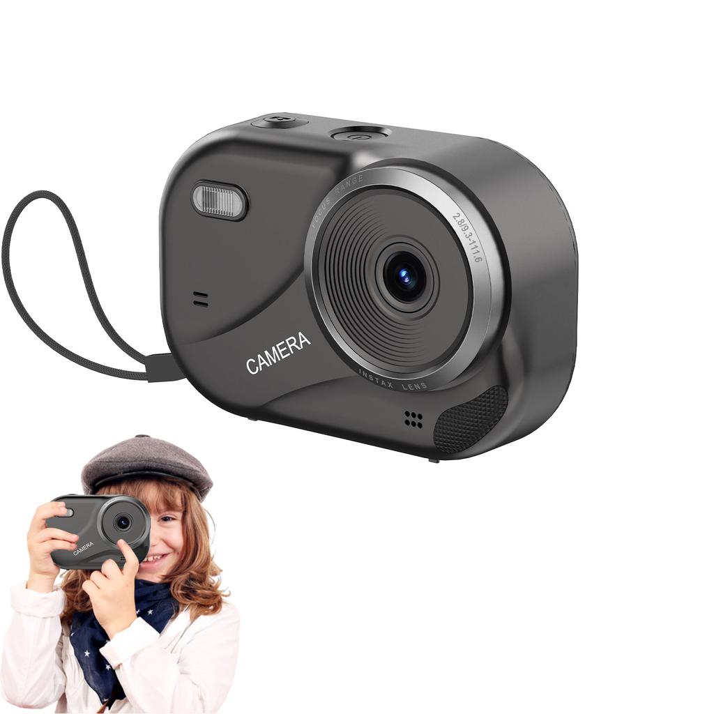 4K Digital Camera 16X Zoom 48MP with Flashlight 32GB Card for Teens Boys Girls Travel Size