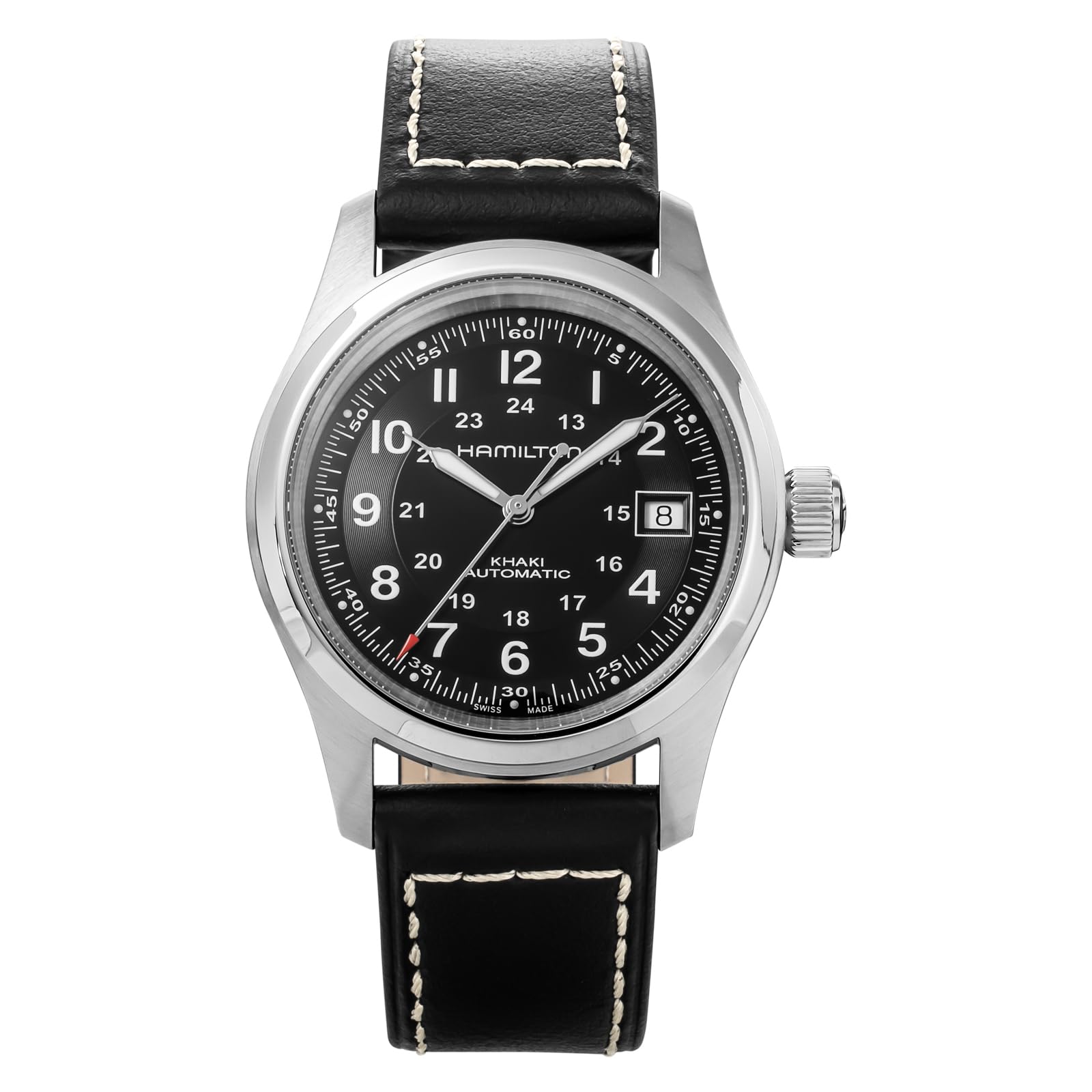 

Hamilton H70455733 Automatic Black Men s Watch, [Used] чорний