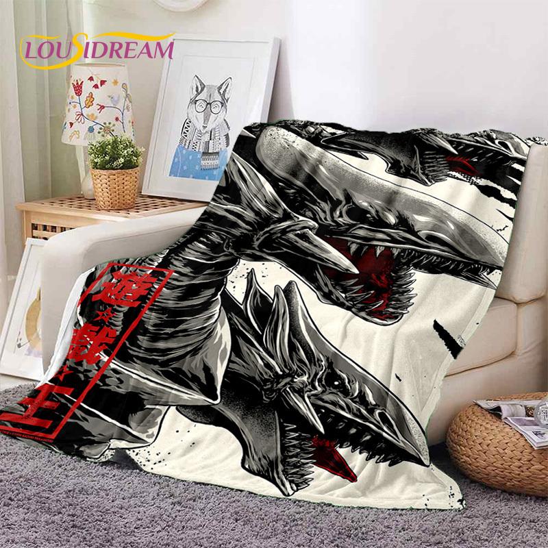 Yu-Gi-Oh Anime MONSTER CARD Cartoon Soft Blankets,Throw Blanket Comfortable Blanket for Picnic Beds Sofa Home Bedroom Kids Gifts