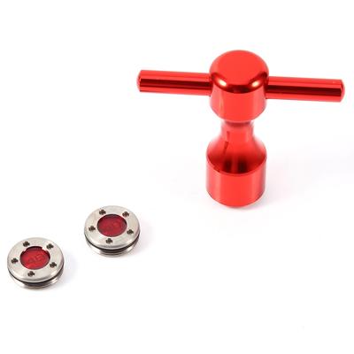 2 piezas Pesas Rojas para Putter de Golf   Juego de Herramientas Llave para Golf para Scotty Cameron(40g)