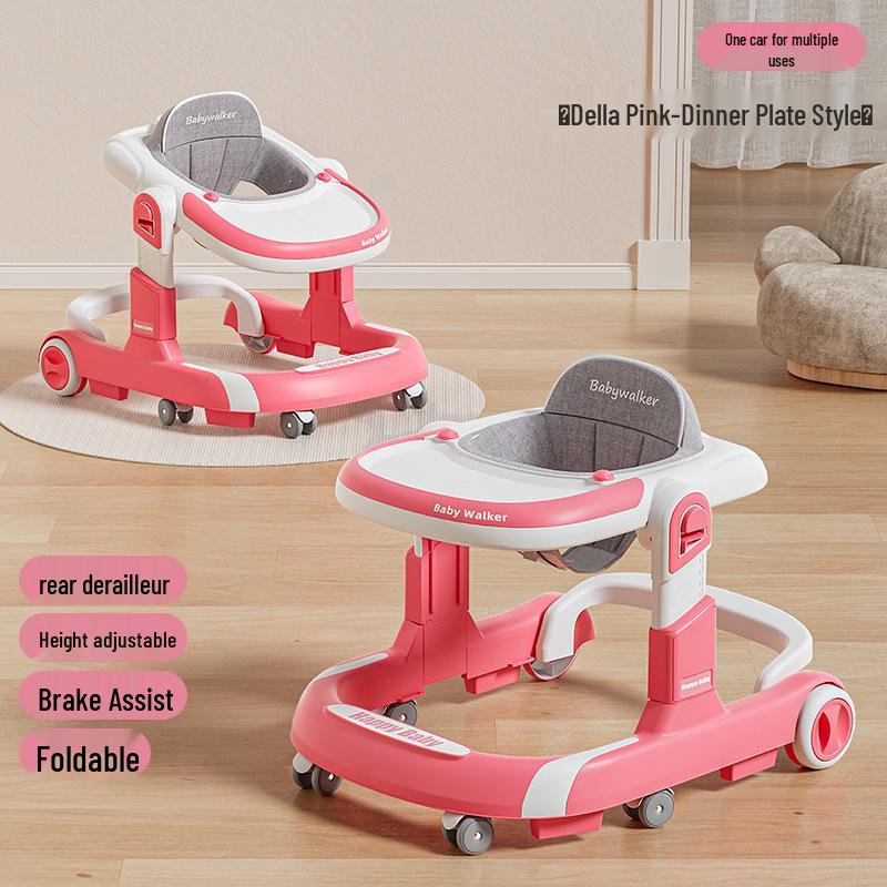 

Ходунки: Защита от О-образных ног, Защита от опрокидывания, Ручка для толкания, 3-в-1 для мальчиков и девочек