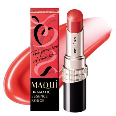 MAQUILLAGE Dramatic Essence Rouge Lipstick RD301 - Promise To Meet Again, Fruity Floral Scent, 4g
