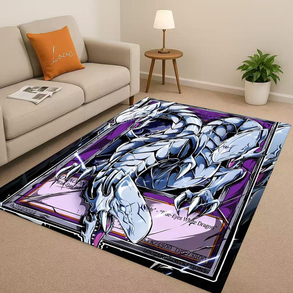 Slifer The Sky Dragon Yu-Gi-Oh MONSTER Cartoon Living Room Non-Slip Area Rug Carpet for Bedroom Sofa,Easy Clean Home Doormat