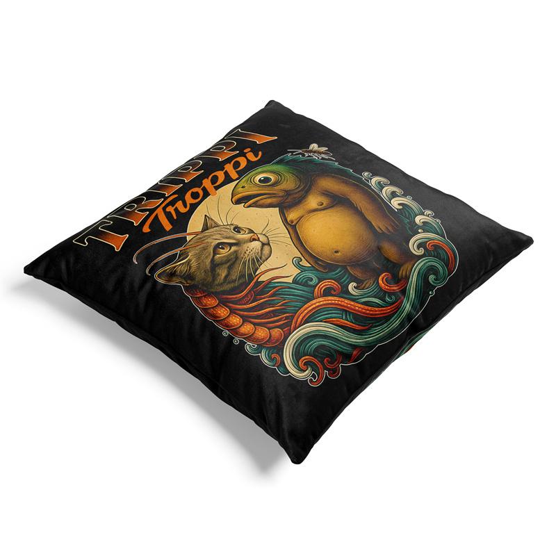 Aertemisi 18'' x 18'' Trippi Troppi Trulimero Trulichina Square Throw Pillow Cushion Covers Cases Pillowcases 45cm x 45cm