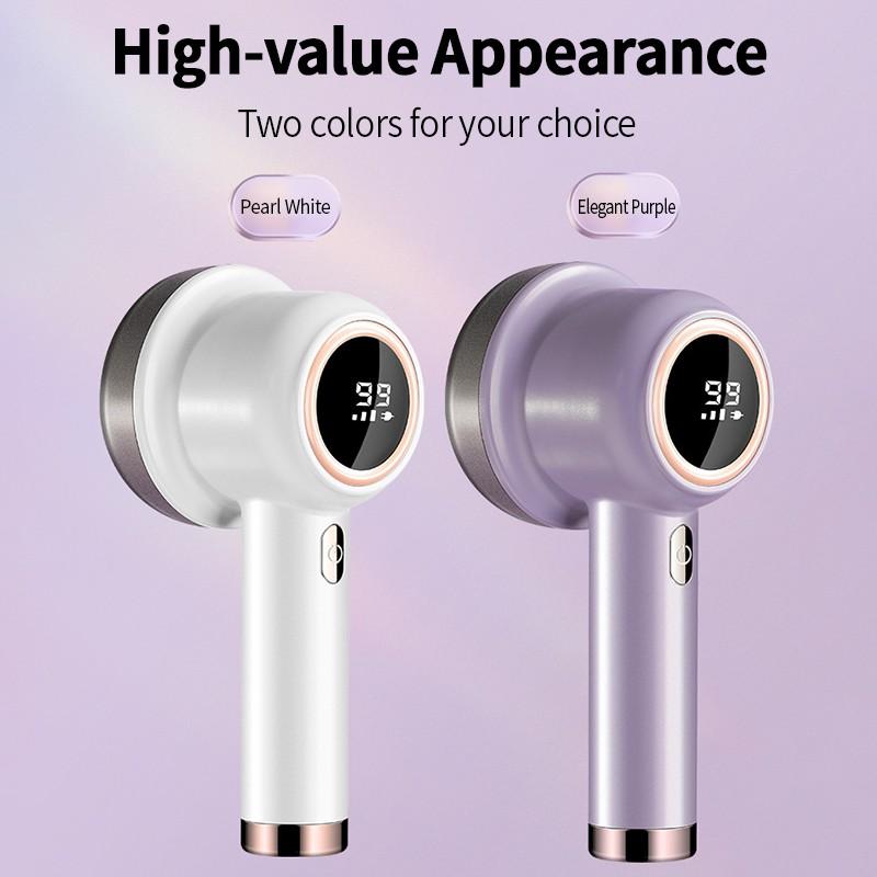 Afeitadora eléctrica portátil para telas, quitapelusas recargable con cuchillas de 6 hojas, elimina pelusas, pelusas y bolitas de lana para su ropa, alfombras y ropa de cama