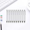 10Pcs Heat Transfer Pen Retractable Ballpoint Pen Smooth Writing Blank Sublimation Pen for Full Printing Ballpoint Pen