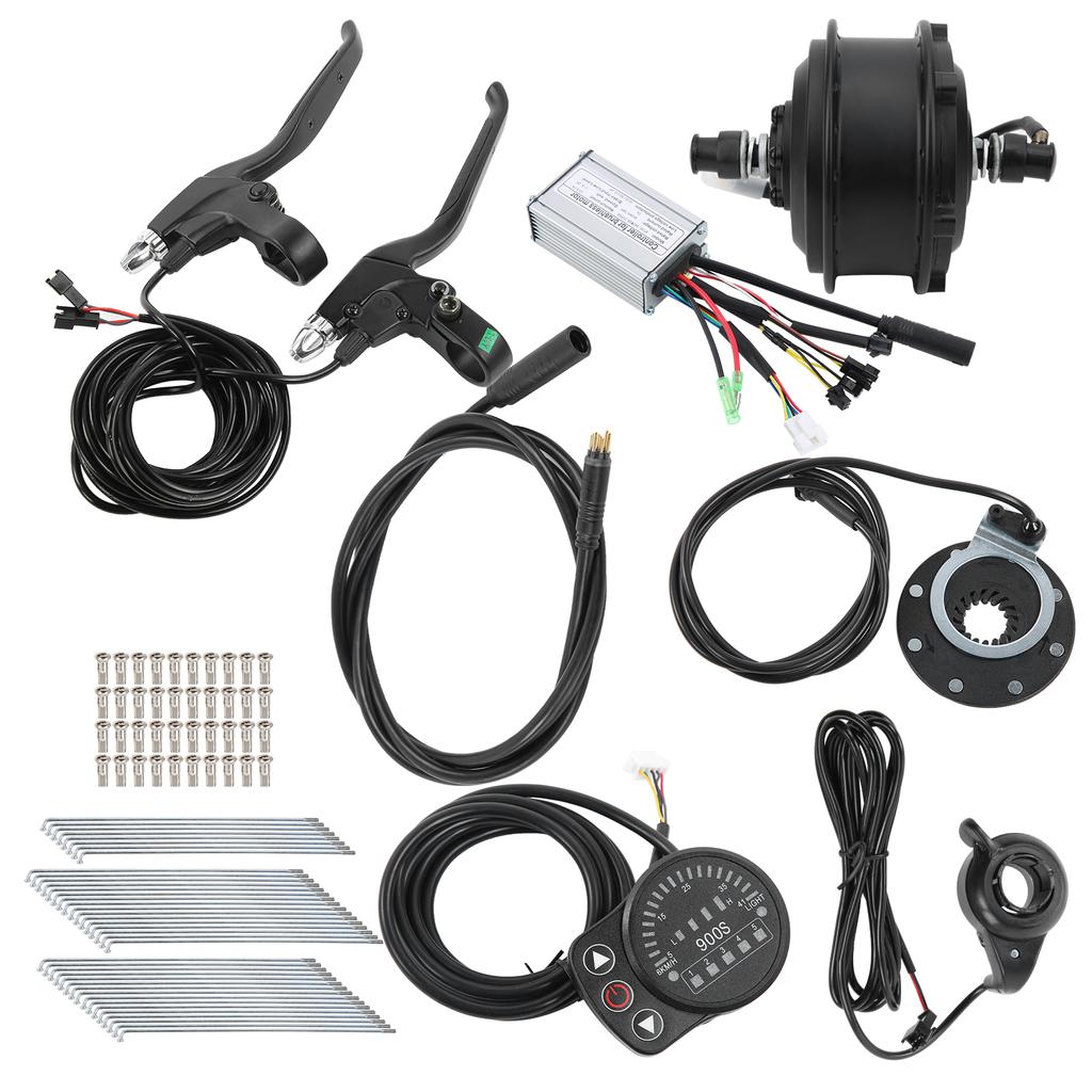 48V 250W Motor 27.5in 12G Rim with KT900S Meter EBike Conversion Kits DIY Accessory(Front Motor )