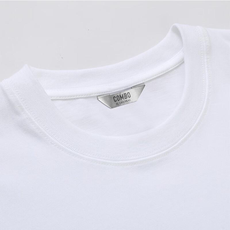 Kangbo Men's 100% Cotton Loose Fit Short Sleeve T-Shirt