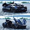 Modellino Auto Sportiva in Lega Lykan Hypersport Scala 1/24 Metallo Pressofuso Veicolo da Corsa Modellino Auto Suono e Luci Simulate Giocattolo per Bambini Regalo