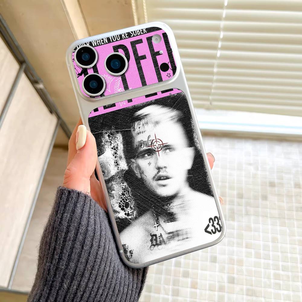 Emo Rapper Lil Peep For IPhone 17 Pro 17 Pro Max Rear Skin Wrap Decal Protective Sticker