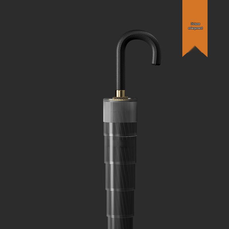 Di Rui En Automatic 24-Rib Curved Handle Storm Umbrella