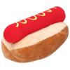Soft Plush Dog Toy Hot Dog Shape Detachable Sound Exquisite Doll Toys for Cats Dogs