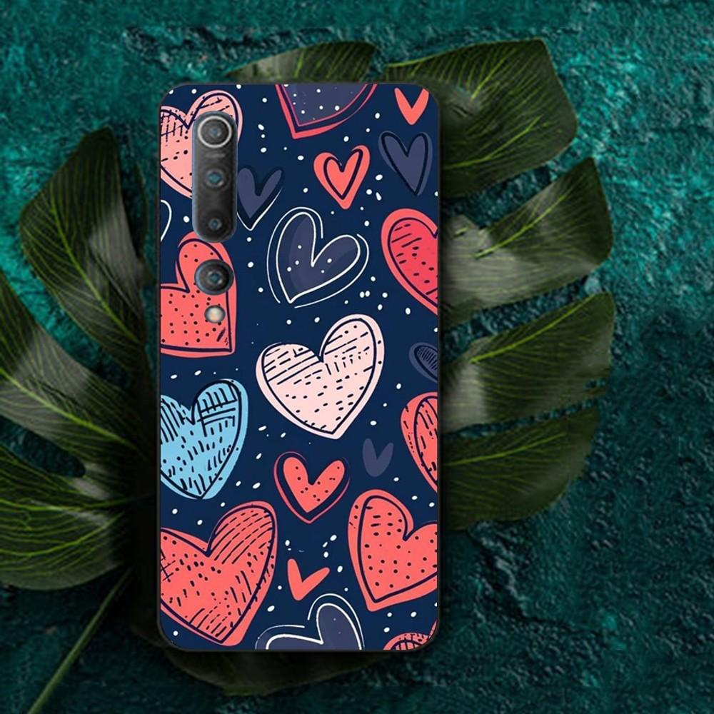 Cute Love Heart Phone Case For Redmi Note 4 X 5 A 6 7 8 T 9 9S 10 11 11S 11Epro Poco M3 Pro