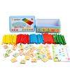 Magnetic Math Stick Box Colourful Wooden Counting Set For Kids Math Learning