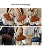 Niche Retro Handheld Underarm Bowling Bag - Women's 2025 Multi-Pocket Single Shoulder Pillow Bag