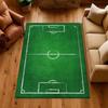 Green Soccer Field Indoor Rug Soft Nonslip Carpet For Living Room Play Area Hallway Home Party Decor Valentine'S Day Gift