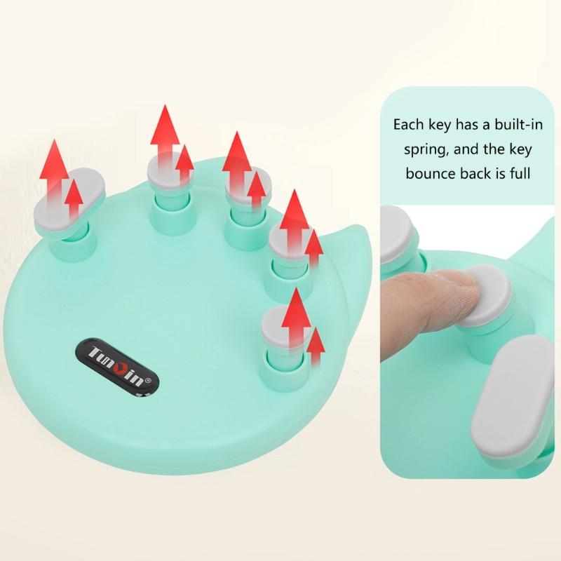 2 pcs Piano Finger Pressing Posture Correction Tool Piano Finger Trainer Silicone Hand Grip Exerciser Finger Correctors