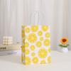 6pcs Tropical Summer Lemon Theme Candy Snack Biscuit Handheld Gift Bag Wedding Birthday Anniversary Celebration Party Supplies