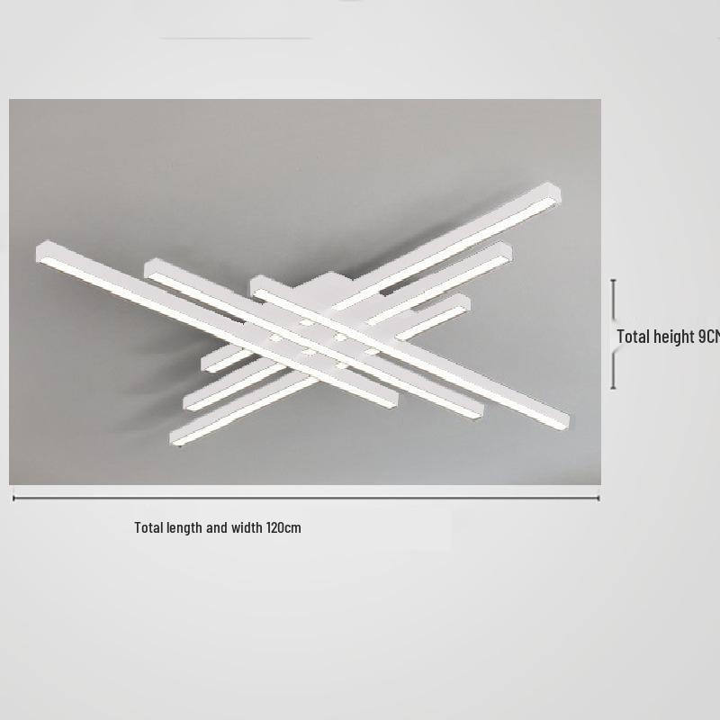 Modern Minimalist LED Ceiling Light for Living Room, Bedroom, and Study