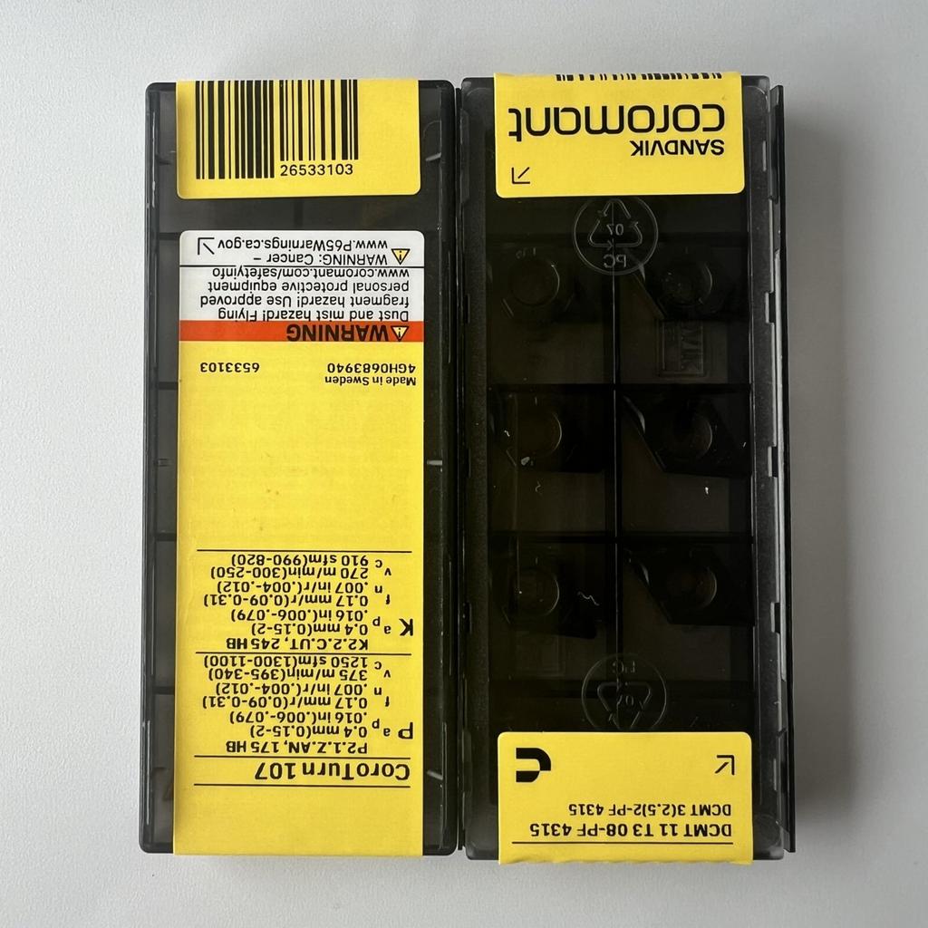 SANDVIK / DCMT11T308-PF 4315 / Original Swedish hard alloy blade 10 Pcs