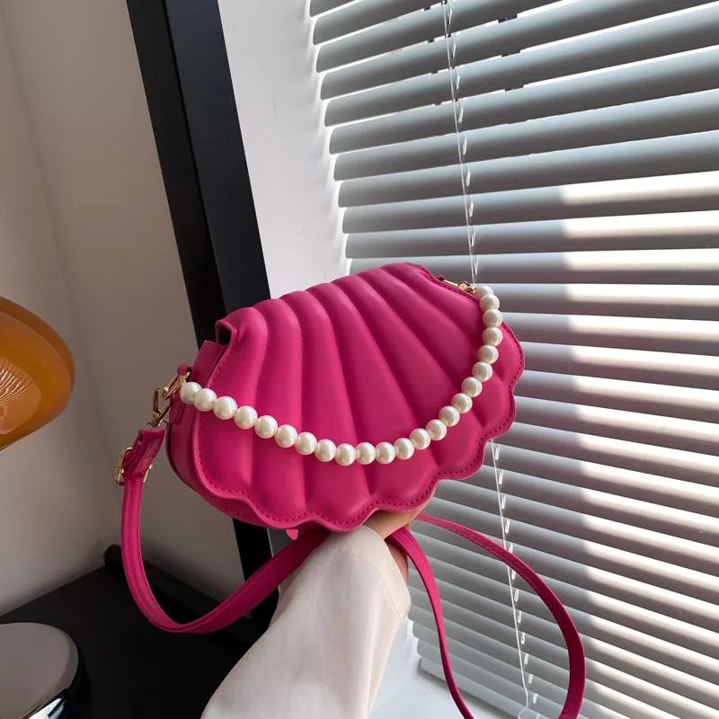 Popular Niche Design Small Crossbody Bag Women's Autumn New Trend Casual Crossbody Bag Simple Shell Luxury Brand Shoulder Bag