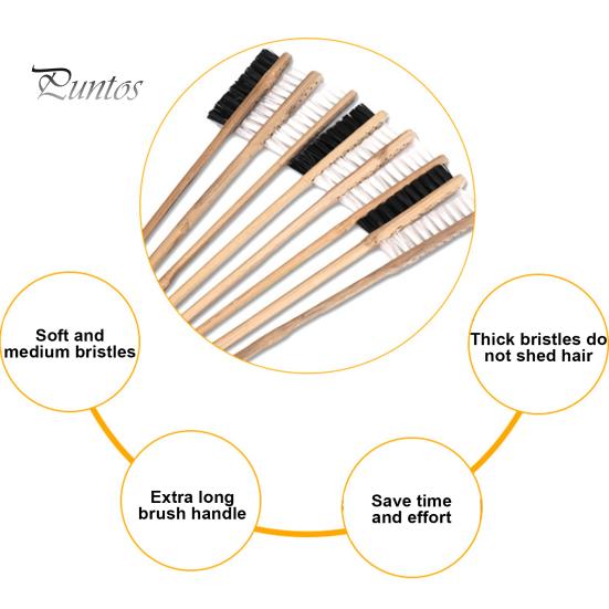 Long Handled Birdcage Brush Wooden Parrot Cage Cleaning Brush Pet Supplies Bird Equipment Cleaner for Myna Hamster Cage