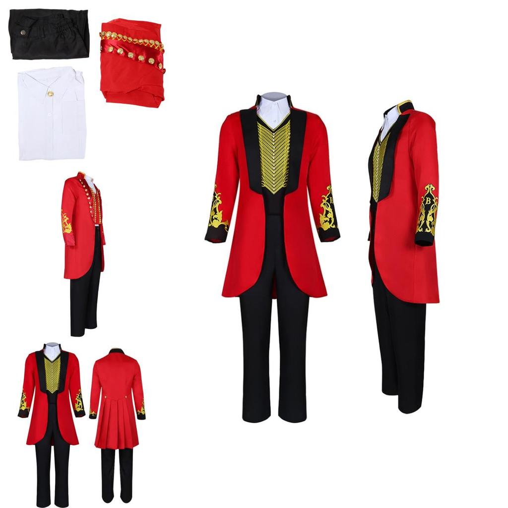 Unisex Circus Suit Barnum Theme Cosplay For Adults And Kids Xs To Xxxl Size Range