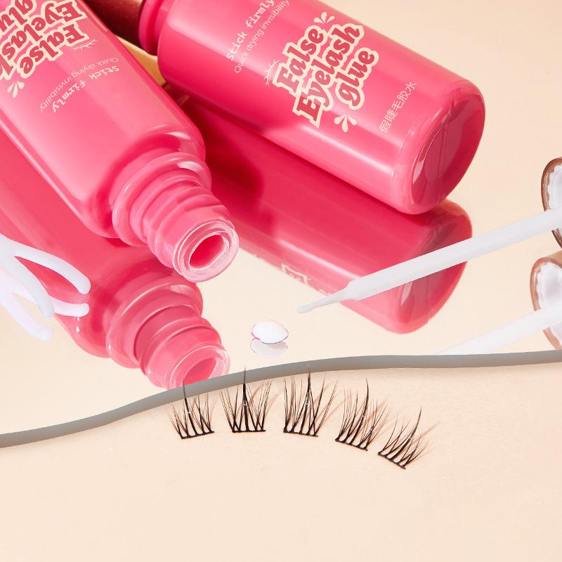 12G False Eyelash Extension Glue Waterproof Fast Dry Long Lasting Strong No Irritation Transparent Eyelash Extension Primer Tool