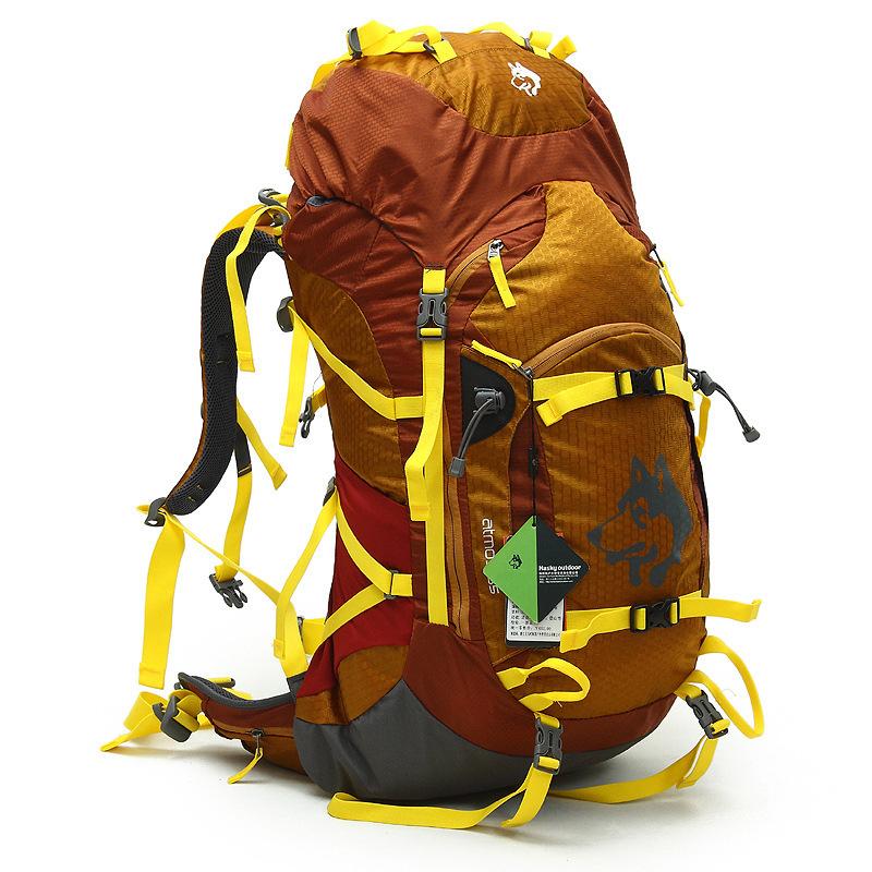 Jungle King outdoor camping backpack Both men and women 55 l large capacity backpack hiking backpack Waterproof sports backpack 50 - 70L