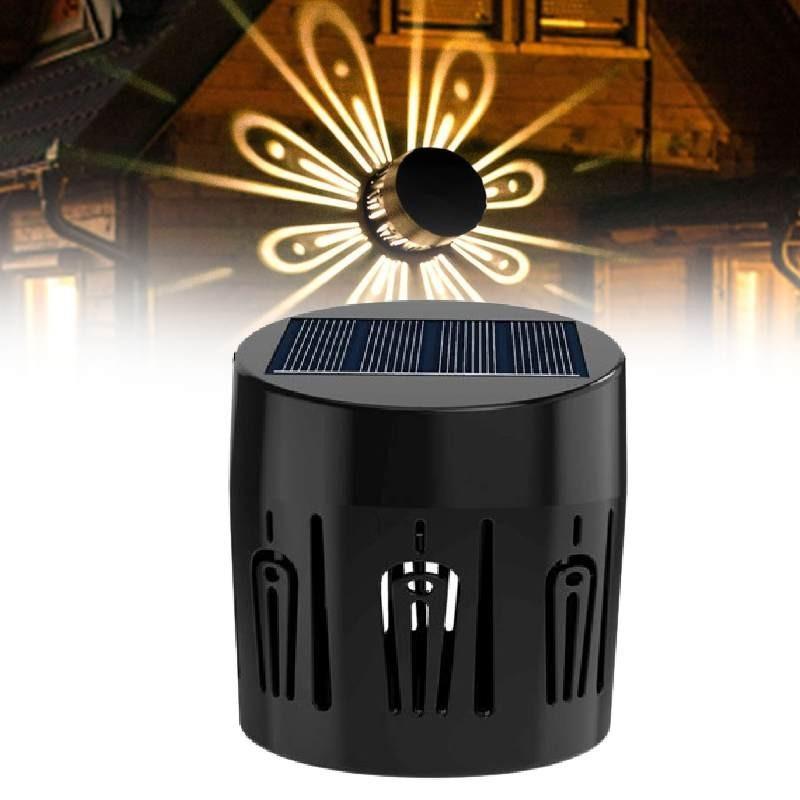 Stylish Solar Shadow Wall Light For Garden Yard Led Outdoor Decoration Peacock Design